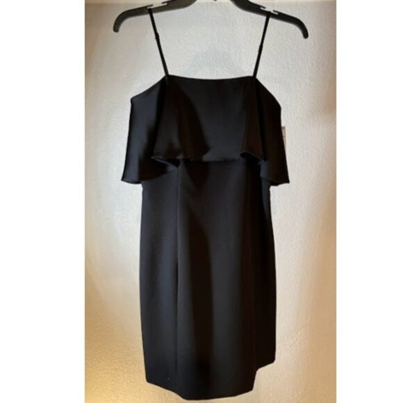 GIANNI BINI NEW STUNNING MINI BLACK DRS BAILEY TIERED COCKTAIL DRESS - Size 8 - Picture 2 of 4